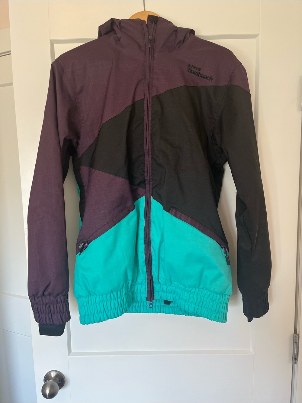 Women’s Teal & Plum Ski Jacket